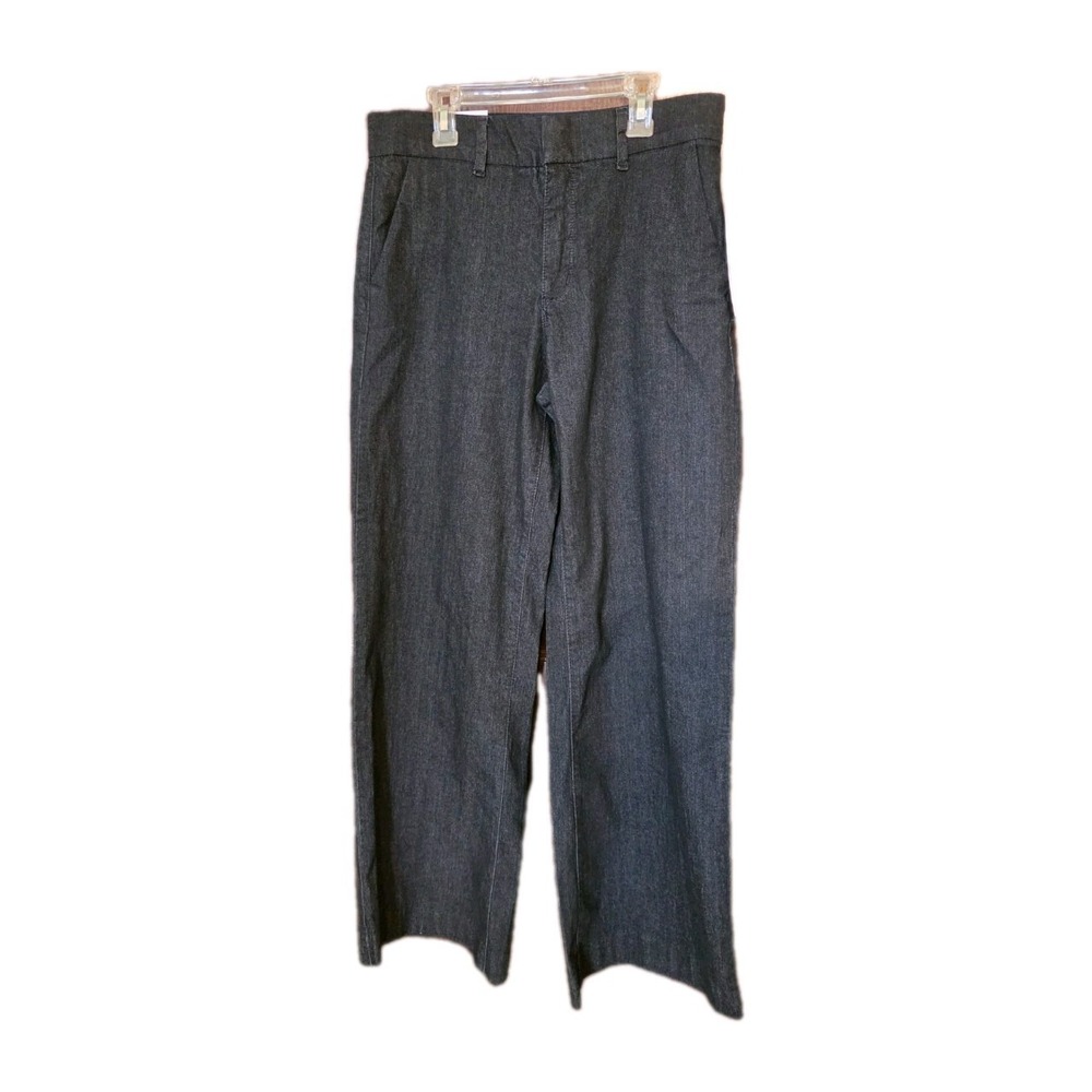 Nine‎ West Women's Wide Leg Trouser Pants Black 6 Business Office Casual NWT